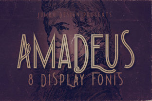 Amadeus: A Vintage Display Font for Elegant Digital Branding