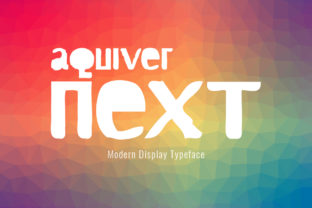 Aquiver Next Display Font for Bold Branding