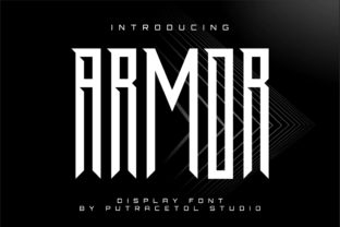 Armor Display Font for Bold Digital Branding