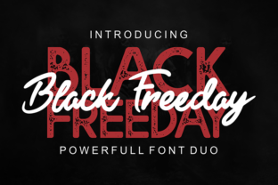 Black Freeday: A Bold Display Font for Creative Designers