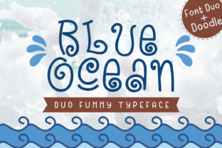 Blue Ocean: A Playful Display Font for Editorial Design