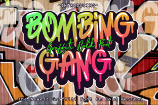 Bombing Gang Font: A Street-Art Blackletter Display Typeface