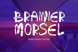 Brainier Morsel Display Font for Modern Handmade Brands