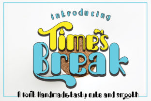 Break Times: A Playful Display Font for Creative Crafters