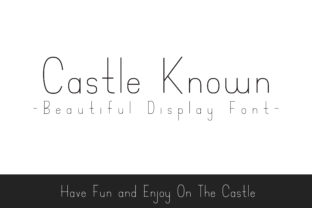 Castle Known: A Minimal Display Font for Clear, Classy Campaigns