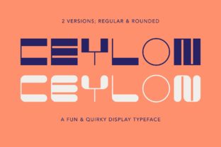 Ceylon Display Font for Handmade Creatives