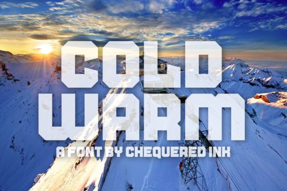 Cold Warm: A Bold Display Font for Modern Web Design