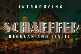 Discovering Schaeffer: A Retro Font with a 3D Edge for Creative Projects