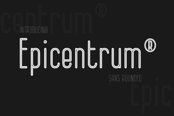 Epicentrum: A Calm, Confident Display Font for Editorial Design