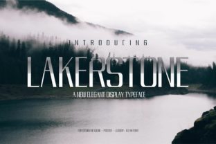 Lakestone: A Display Font That Elevates Every Creative Project