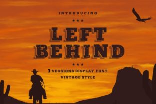 Left Behind Family: A Distinctive Display Font for Brand Personality