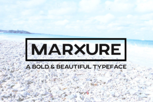 Marxure: A Bold Uppercase Display Font for Modern Branding