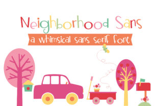 Neighborhood Sans: A Versatile Display Font for Creative Crafters