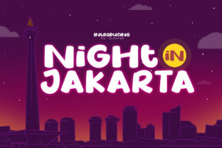 Night in Jakarta: A Font That Elevates Your Brand