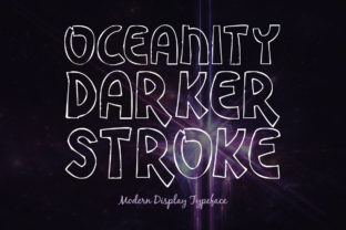Oceanity Darker Stroke: A Display Font for Bold Web Design
