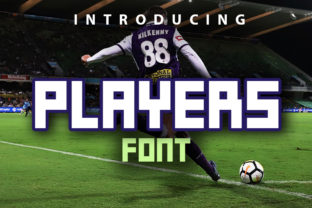 Players: A Sporty Block Font for Bold Branding