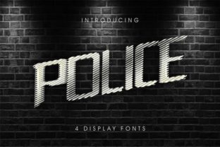 Police Family Typeface for Elegant Editorial Design