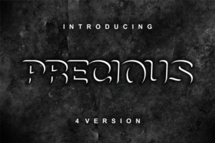 Precious Family: A Standout Display Font for Elegant Design