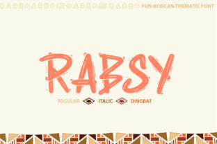 Rabsy: A Vibrant Display Font for Creative Makers