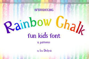 Rainbow Chalk: A Playful Serif Font for Editorial Charm