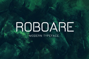 Roboare: A Modern Display Font for Bold Branding