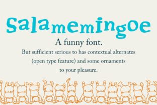 Salamemingoe: A Font That Brings Playfulness to Editorial Design