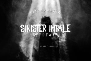 Sinister Impale: A Scary Horror Font for Bold Editorial Moments