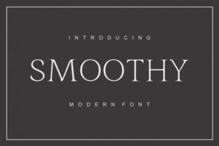 Smoothy Display Font for Luxe Campaign Visuals