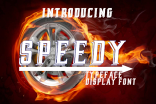 Speedy Font: Vintage Display Fonts for Handmade Creators