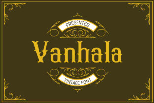 Vanhala Vintage Display Font for Branding