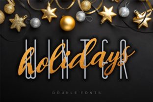 Winter Holidays Duo: A Playful Display Font for Scroll-Stopping Campaigns