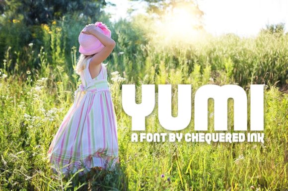 Yumi: A Display Font for Bold Web Design and Brand Identity